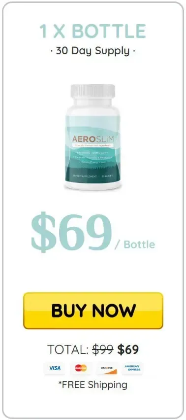AeroSlim basic pack at $69 (1 bottle)