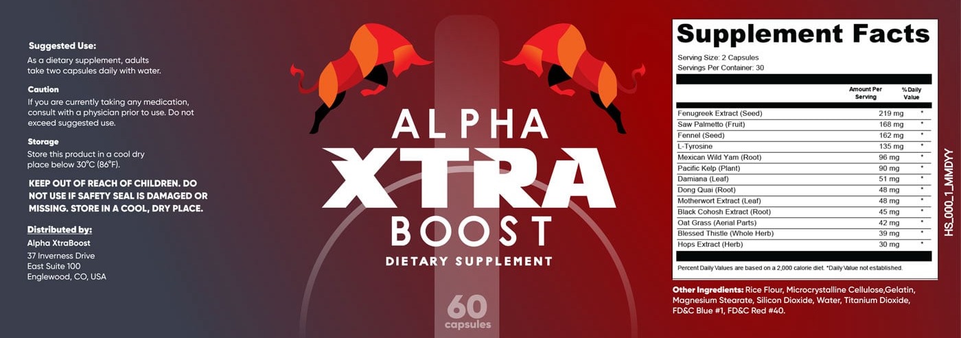 Alpha Xtra Boost Ingredients – 13 Powerful Herbs & Nutrients for Men’s Sexual Health