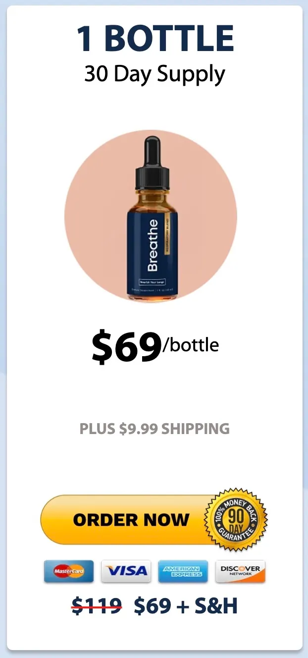 Breathe basic pack at $69 (1 bottle)