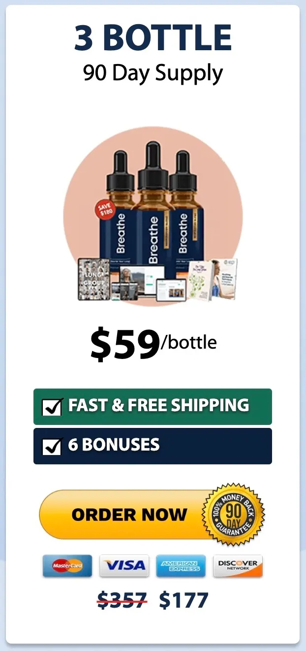 Breathe Popular pack at $59 (6 bottle)