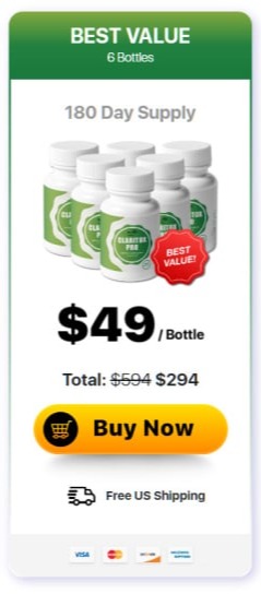 Claritox Pro best value pack at $49 (6 bottle)