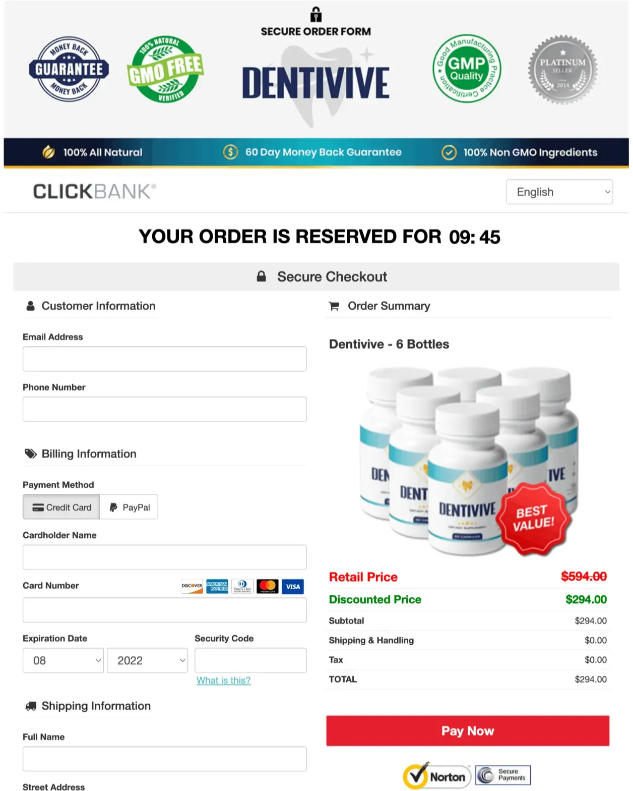 DentiVive Payment process  