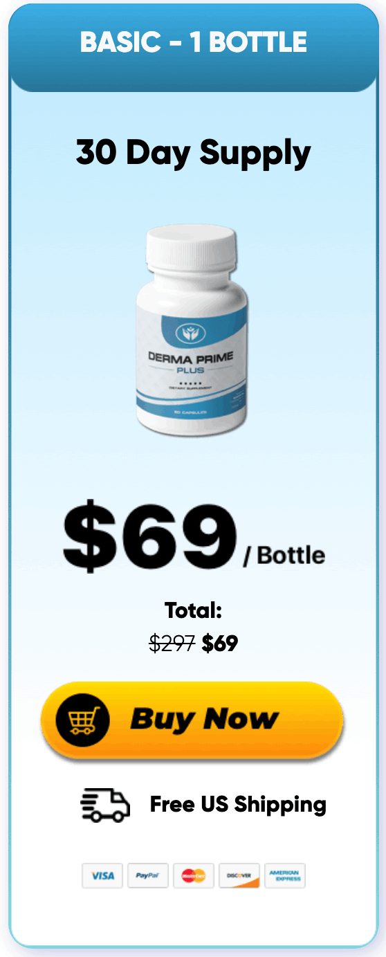 Derma Prime Plus basic pack at $69 (1 Bottle)