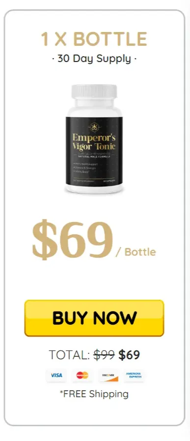 Emperor's Vigor Tonic basic pack at $69 (1 bottle)