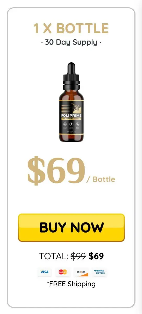 FoliPrime basic pack at $69 (1 Bottle)
