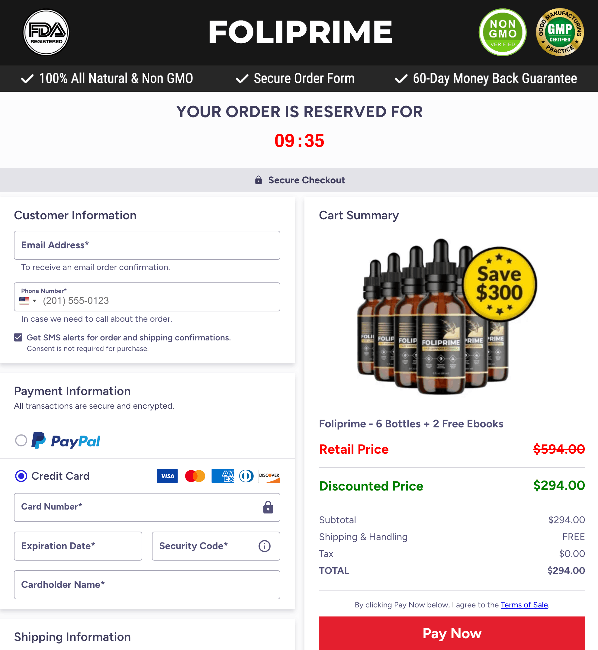 FoliPrime Payment process  