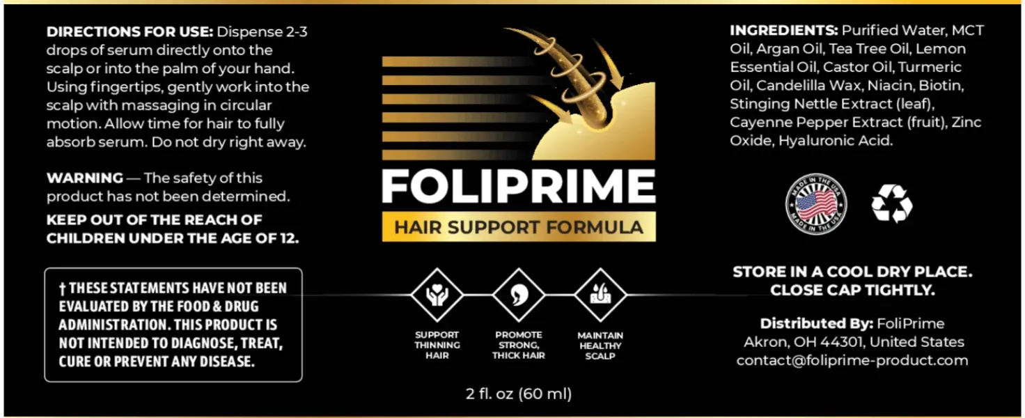Inside FoliPrime – Powerful Natural Ingredients for Maximum Hair Growth and Scalp Health