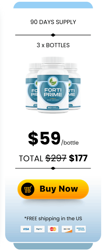 Forti Prime popular pack at $59 (3 Bottle)