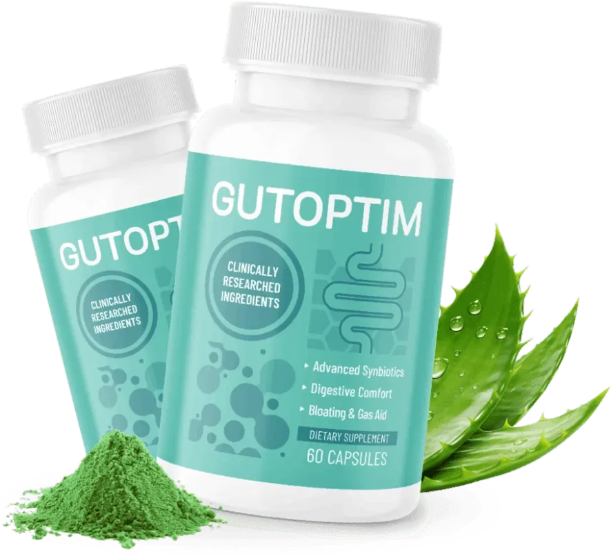 GutOptim – Natural Gut Health Supplement for Digestion, Detox & Microbiome Balance