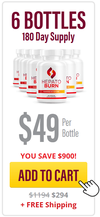 HepatoBurn 6 Bottle at $49