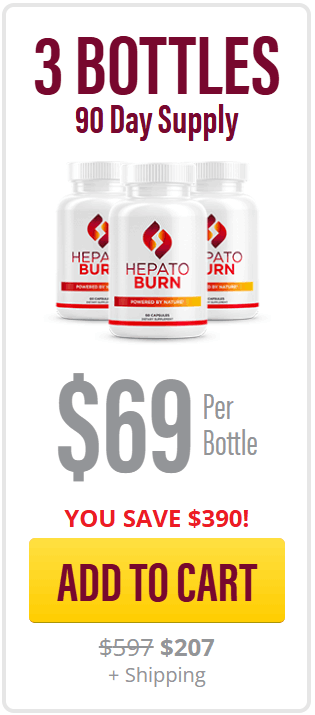 HepatoBurn 3 Bottle at $69