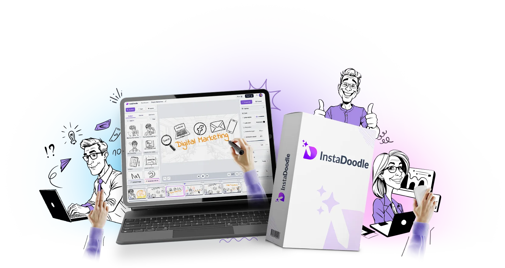 Instadoodle: The Ultimate AI Whiteboard Animation Software for Effortless Video Creation