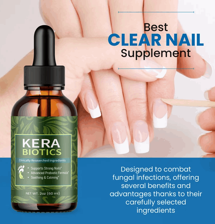KeraBiotics also protects keratin—the vital protein that gives nails their structure