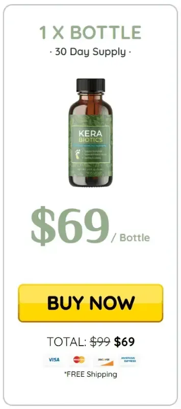 KeraBiotics basic pack at $69 (1 Bottle)
