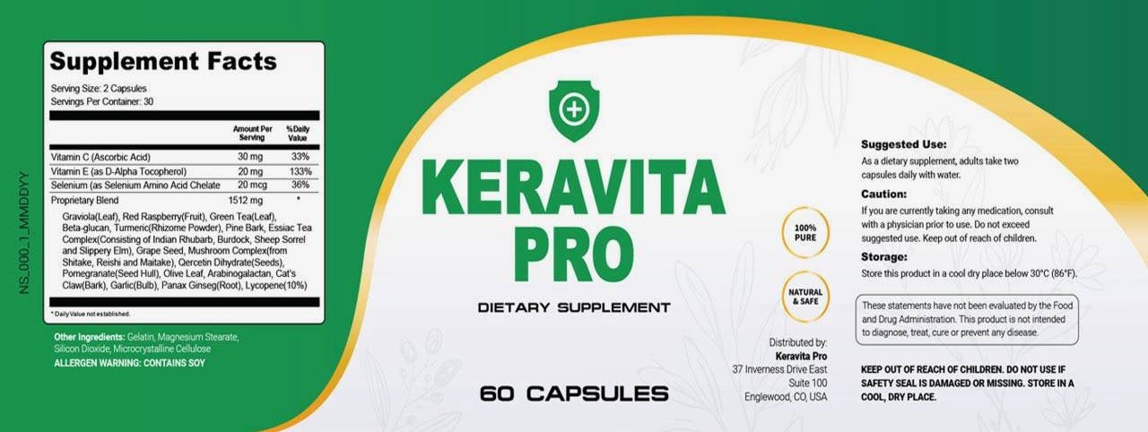Keravita Pro Ingredients