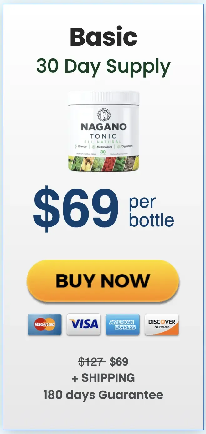 Nagano Tonic basic pack at $69 (1 bottle)