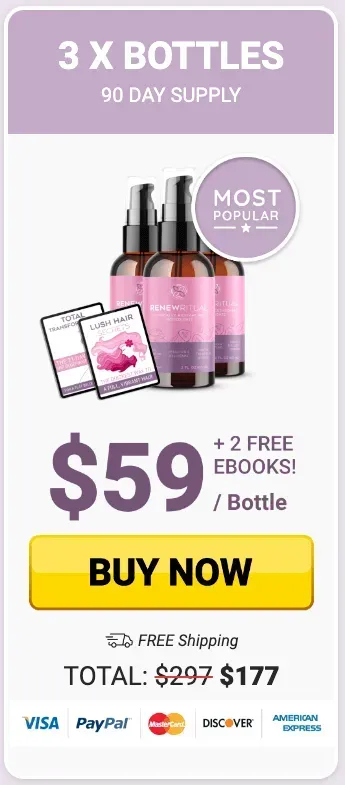 Renew Ritual  Popular pack at $59 (3 bottle)