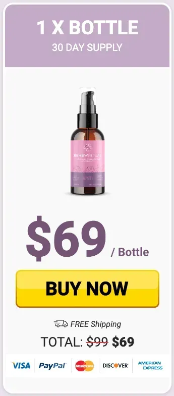 Renew Ritual  basic pack at $69 (1 bottle)