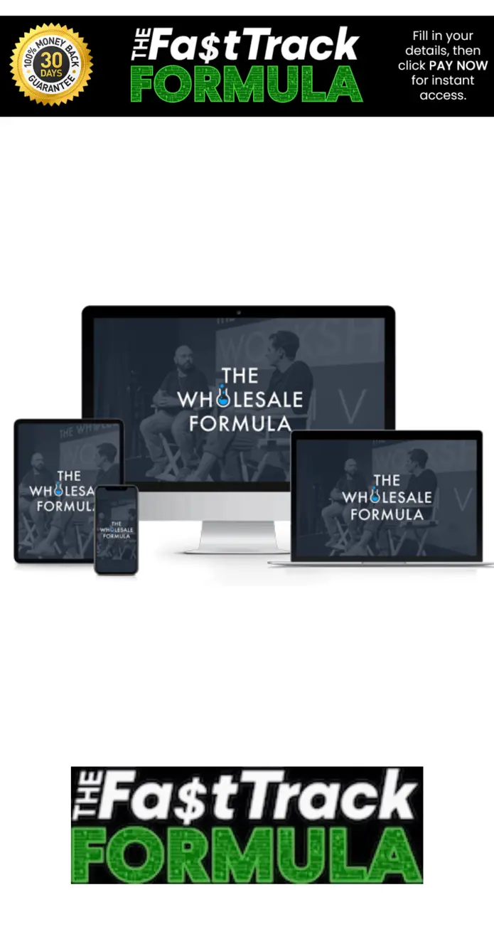 The Fast Track Formula: A Step-by-Step Amazon Wholesale Program for Real Business Growth